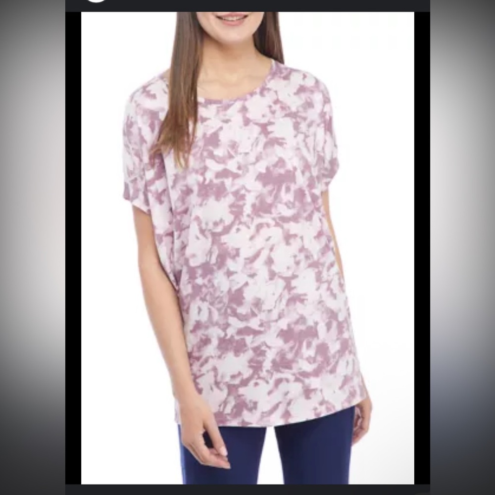 Women's Pink Patterned Top by Wonderly